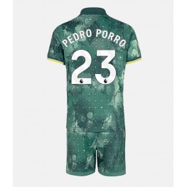 Tottenham Hotspur Pedro Porro #23 Derde tenue Kids 2024-25 Korte Mouw (+ Korte broeken)